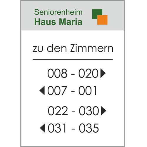 Türschild ClickFix 212 x 299 mm A4 hoch (BxH)