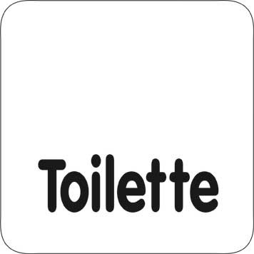 Typ Delta 125x125 mm Toilette